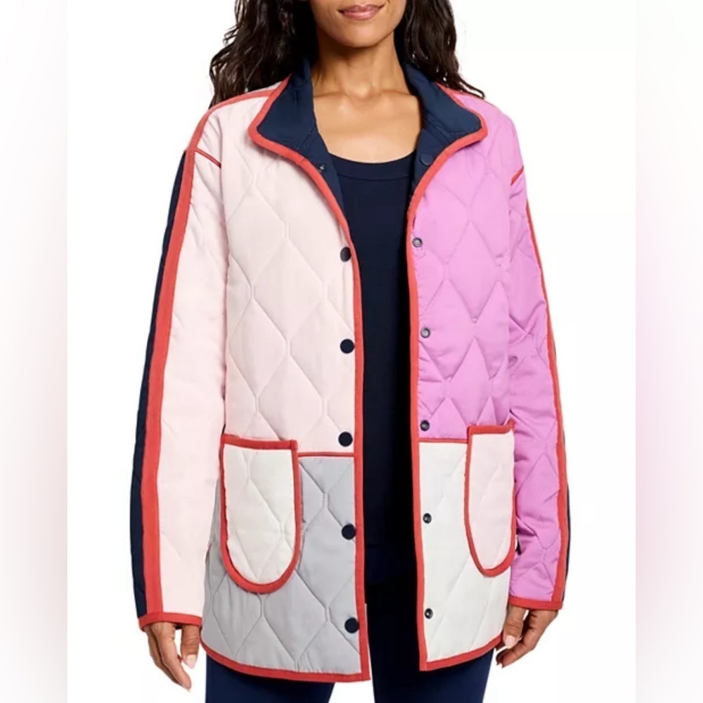 NIC+ZOE Mixed Up Reversible Coat Size M